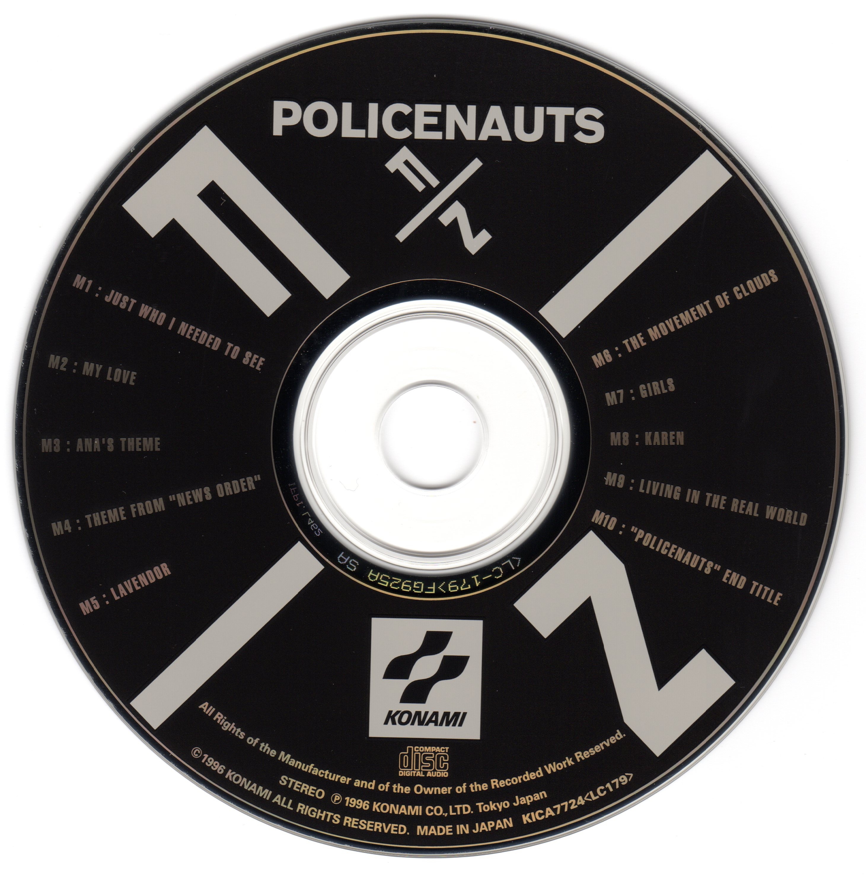 Policenauts F/N (1996) MP3 - Download Policenauts F/N (1996